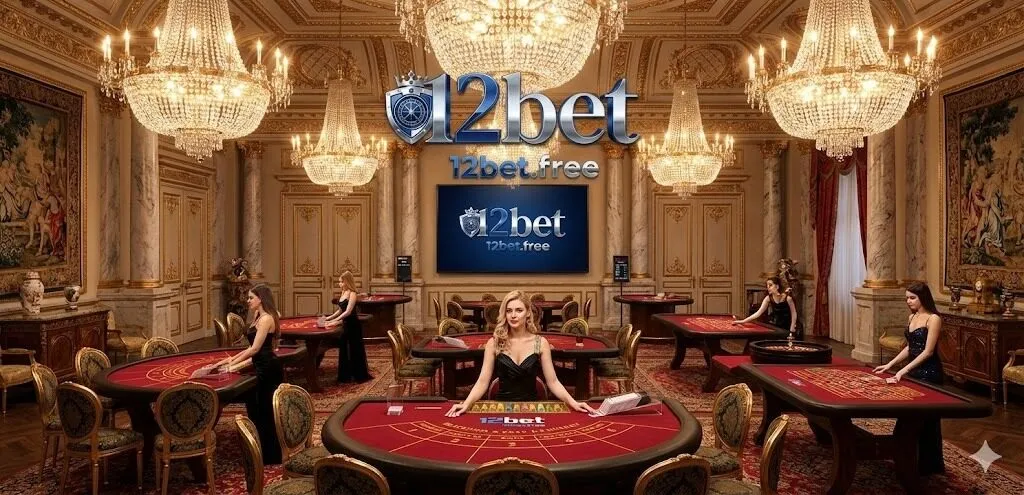 Tận hưởng không gian giải trí live casino 12bet đạt chuẩn quốc tế ngay trong tầm tay