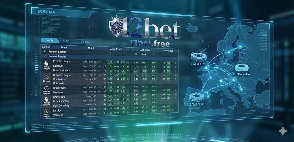 Chinh phục đỉnh cao lợi nhuận với hệ thống kèo cược thể thao 12bet chuyên nghiệp nhất